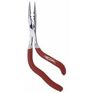 BOONE Edelstahl Anglerzange gebogen